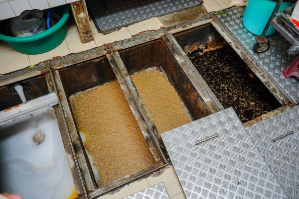 grease trap pump vs clean